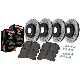 Truck Performance - 4 Wheel Disc Brake Kit w/Drilled And Slotted Rotor 968.33039
